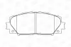 Колодки гальмівні дискові передн Toyota Yaris (05-11, 11-20) CHAMPION 572578CH (фото 2)