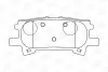 Колодки тормозные дисковые задние LEXUS RX (_U3_) 03-08|TOYOTA HARRIER (_U3_) 03-13 CHAMPION 572621CH (фото 2)