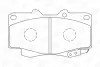 Колодки гальмівні дискові передні Toyota Fortuner (04-15), Hilux VII CHAMPION 572625CH (фото 2)