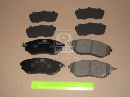 Колодки гальмівні дискові передні SUBARU Outback (BR) (09-)  CHAMPION 572638CH