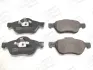 Колодки тормозные дисковые передние Renault Laguna (II,III), Twingo II (CHAMPION 573016CH (фото 1)