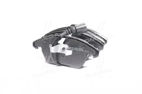 Колодки гальмівні дискові передні Audi A3 (04-15) / Skoda Octavia II,Fabia III / VW Caddy III, Golf V  CHAMPION 573128CH