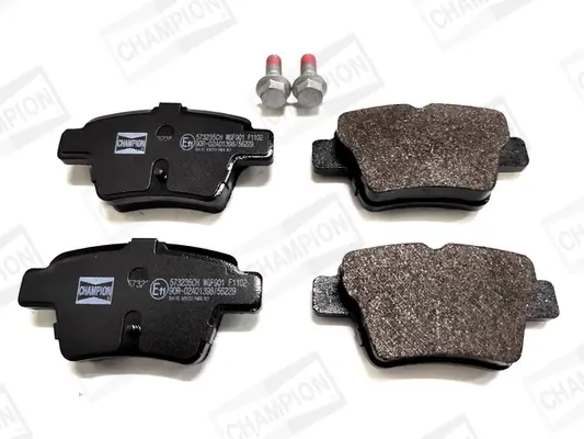Колодки тормозные дисковые задние Citroen C4 I/ Peugeot 307 (03-09) C CHAMPION 573235CH (фото 1)