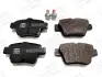 Колодки тормозные дисковые задние Citroen C4 I/ Peugeot 307 (03-09) C CHAMPION 573235CH (фото 1)