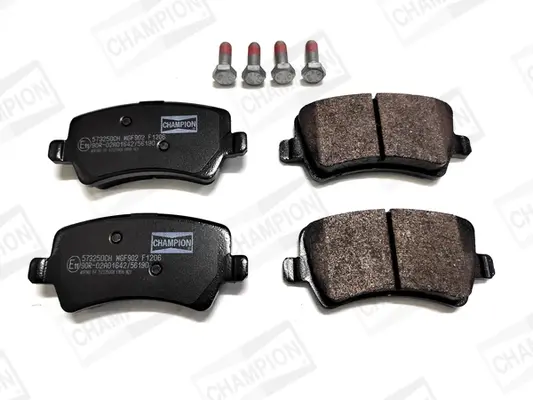 Колодки гальмівні дискові задні Land Rover Freelander 2/ Volvo V60 I, S80 II, S60 II, XC70 II CHAMPION 573250CH (фото 1)