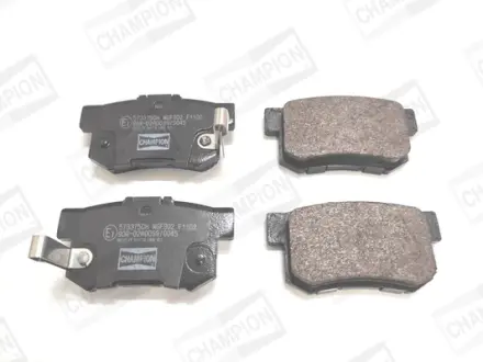 Колодки гальмівні дискові задні HONDA ACCORD VII Tourer (CM, CN) 03-08, CIVIC VII Saloon (ES, ET) 00-06  CHAMPION 573375CH