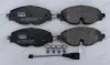 Колодки тормозные дисковые передние AUDI A3 (8V1) CHAMPION 573390CH (фото 1)