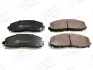 Колодки тормозные дисковые передние Dodge Journey (10-) CHAMPION 573411CH (фото 1)