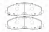Колодки тормозные дисковые передние Dodge Journey (10-) CHAMPION 573411CH (фото 2)