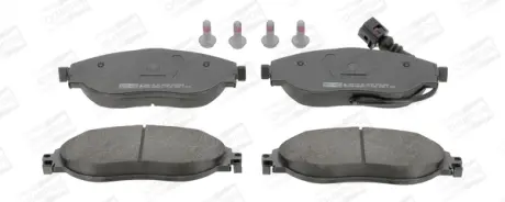 Колодки гальмівні дискові передні Audi A3 (12-20)/ VW Golf VII, Passat B7, Sharan (10-15) CHAMPION 573418CH