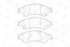 Колодки тормозные дисковые передние FORD RANGER (TKE) 11- CHAMPION 573449CH (фото 2)