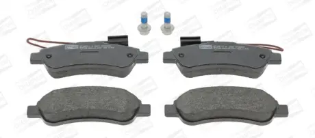Колодки гальмівні дискові задні Citroen Jumper II/ Fiat Ducato (06-) CHAMPION 573632CH