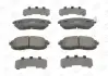 Колодки тормозные дисковые передние FIAT SEDICI (189_) 06-14|SUZUKI SX4 (EY, GY) 06- CHAMPION 573646CH (фото 1)