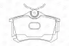 Колодки тормозные дисковые задние AUDI A2 (8Z0) 00-05|SEAT TOLEDO III (5P2) 04-09|VW GOLF V (1K1) 03-10 CHAMPION 573682CH (фото 2)