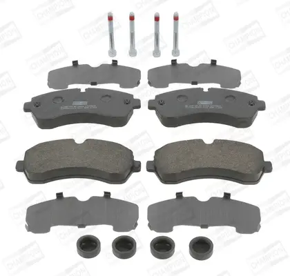 Колодки тормозные дисковые передние Sprinter/ VW Crafter 5T (06-) CHAMPION 573726CH (фото 1)