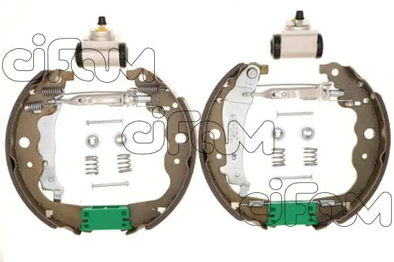 Гальмівні колодки бараб. Captur I/Logan/Sandero/Duster(+монт. к-т та циліндри d=19,05mm MAX Kit) CIFAM 151-357 (фото 1)