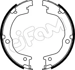 Гальмівні колодки бараб. Hyundai Santa FE I,II 06-12/Kia Sorento 06- CIFAM 153-230 (фото 1)