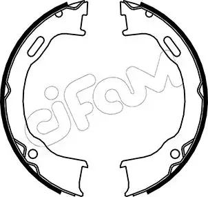 Гальмівні колодки бараб. Cherokee 01-08/Wrangler II 96/07 CIFAM 153-364