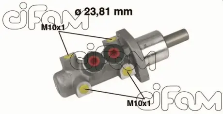 Головний гальмівний циліндр 80 B4/100 C4/A6 C4(D1=23,81mm, -ABS)(Lucas) CIFAM 202-247