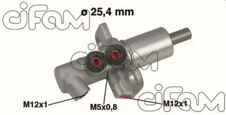 Головний гальмівний циліндр A6/A4/Superb/Passat 00-(D1=25,4mm)(TRW) CIFAM 202-458