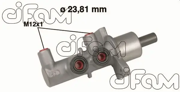 Головний гальмівний циліндр Astra G/Zafira A 98-(D1=23,81mm, +ESP)(Lucas) CIFAM 202-567 (фото 1)