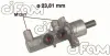Головний гальмівний циліндр Astra G/Zafira A 98-(D1=23,81mm, +ESP)(Lucas) CIFAM 202-567 (фото 1)