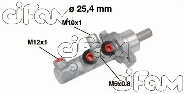 Головний гальмівний циліндр CIFAM 202-570 (фото 1)