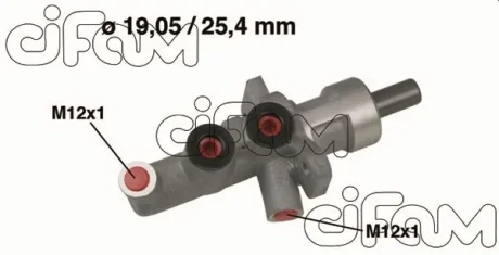 Головний гальмівний циліндр CIFAM 202-624