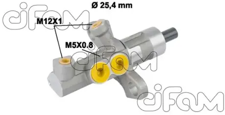 Головний гальмівний циліндр Insignia A 08-/ Astra J 09-/Cruze 09-(D1=25,4mm)(ATE) CIFAM 202-811