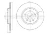 Гальмівний диск задн. Q5/A4/A6/A6/A7/A5/Q5/A4 08- CIFAM 800-1032C (фото 1)