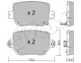 Гальмівні колодки задн. Tesla Model 3/Model Y 18- CIFAM 822-1334-0 (фото 1)