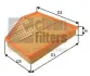 Фільтр повітряний BMW 1 (F20)/2 (F23)/3 (F31)/4 (F36) 2.0/3.0 15- CLEAN FILTERS MA3492 (фото 1)