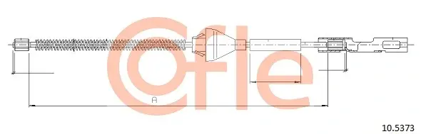 Трос ручника COFLE 10.5373 (фото 1)
