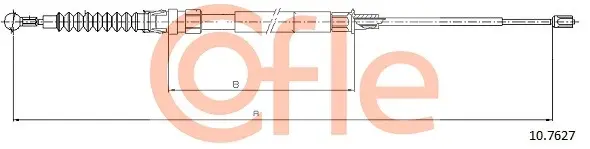Трос ручника COFLE 10.7627 (фото 1)
