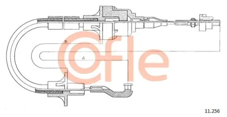 Трос зчеплення COFLE 11256