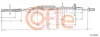 Трос зчеплення Opel Omega 2.3D,TD COFLE 11.2611 (фото 1)