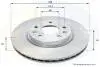 Тормозной диск COMLINE ADC0295V (фото 1)