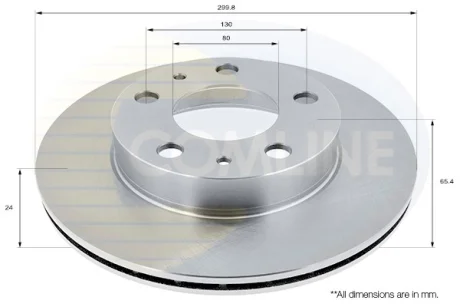 Comline - Диск гальмівний вентильований з покриттям COMLINE ADC1536V