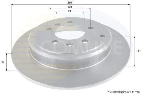 Comline - Диск гальмівний COMLINE ADC1549