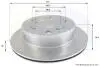 Тормозной диск COMLINE ADC2404V (фото 1)