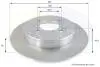 Тормозной диск COMLINE ADC2419 (фото 1)