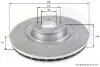 Тормозной диск COMLINE ADC2607V (фото 1)