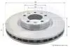 Тормозной диск COMLINE ADC2725V (фото 1)