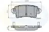 Комплект тормозных колодок, дисковый тормоз COMLINE CBP01036 (фото 1)