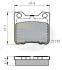 Комплект тормозных колодок, дисковый тормоз COMLINE CBP01060 (фото 1)