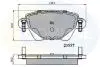 Комплект тормозных колодок, дисковый тормоз COMLINE CBP01114 (фото 1)