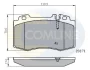 Comline - Гальмівні колодки до дисків COMLINE CBP01117 (фото 1)