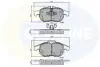 Комплект тормозных колодок, дисковый тормоз COMLINE CBP01137 (фото 1)