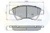 Комплект тормозных колодок, дисковый тормоз COMLINE CBP01160 (фото 1)
