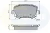 Комплект тормозных колодок, дисковый тормоз COMLINE CBP01284 (фото 1)